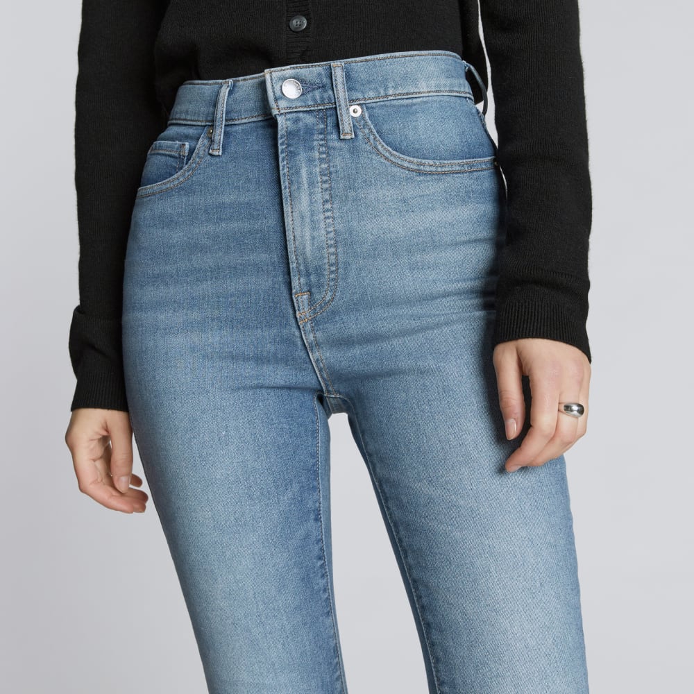 The Way-High® Skinny Jean in Faded Blue — detail view
