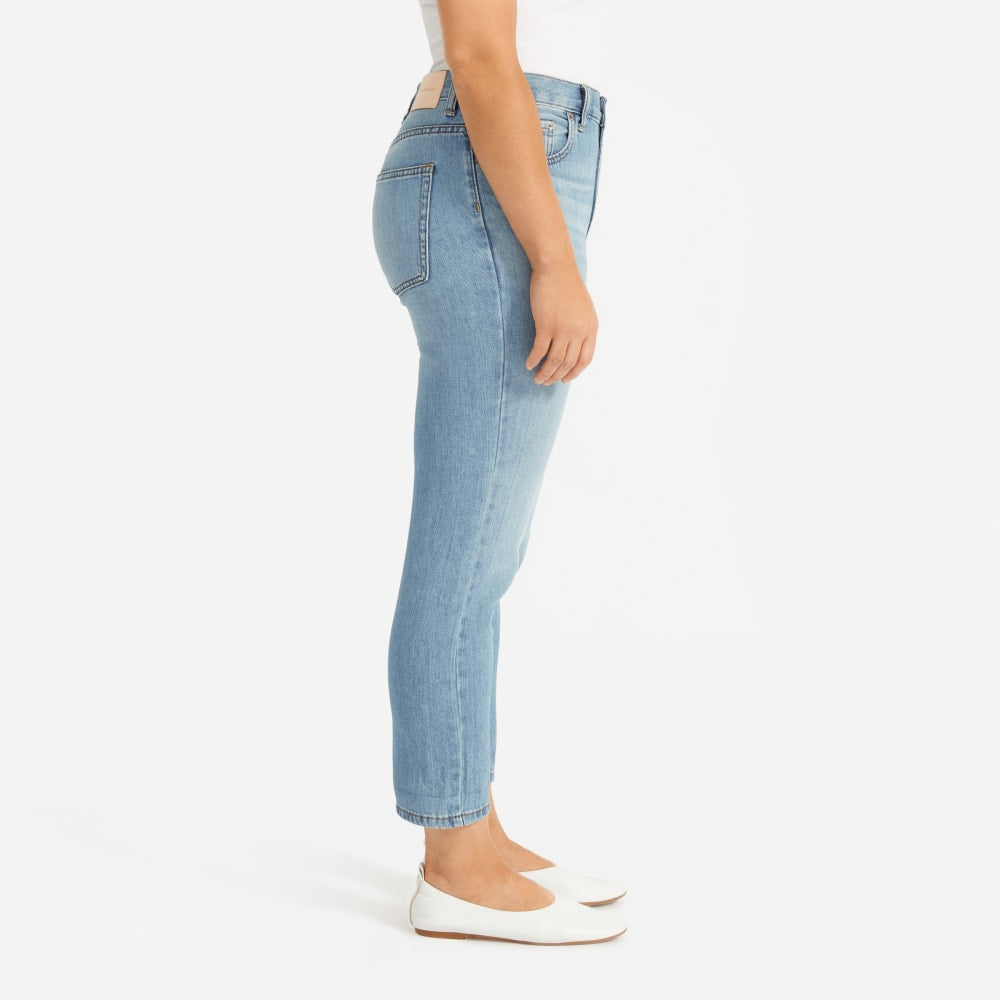 The Super-Soft Relaxed Jean in Vintage Light Blue — detail view