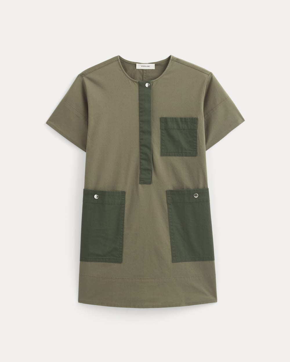 The Safari Mini Dress in Kalamata / Duffel Bag — alternate view