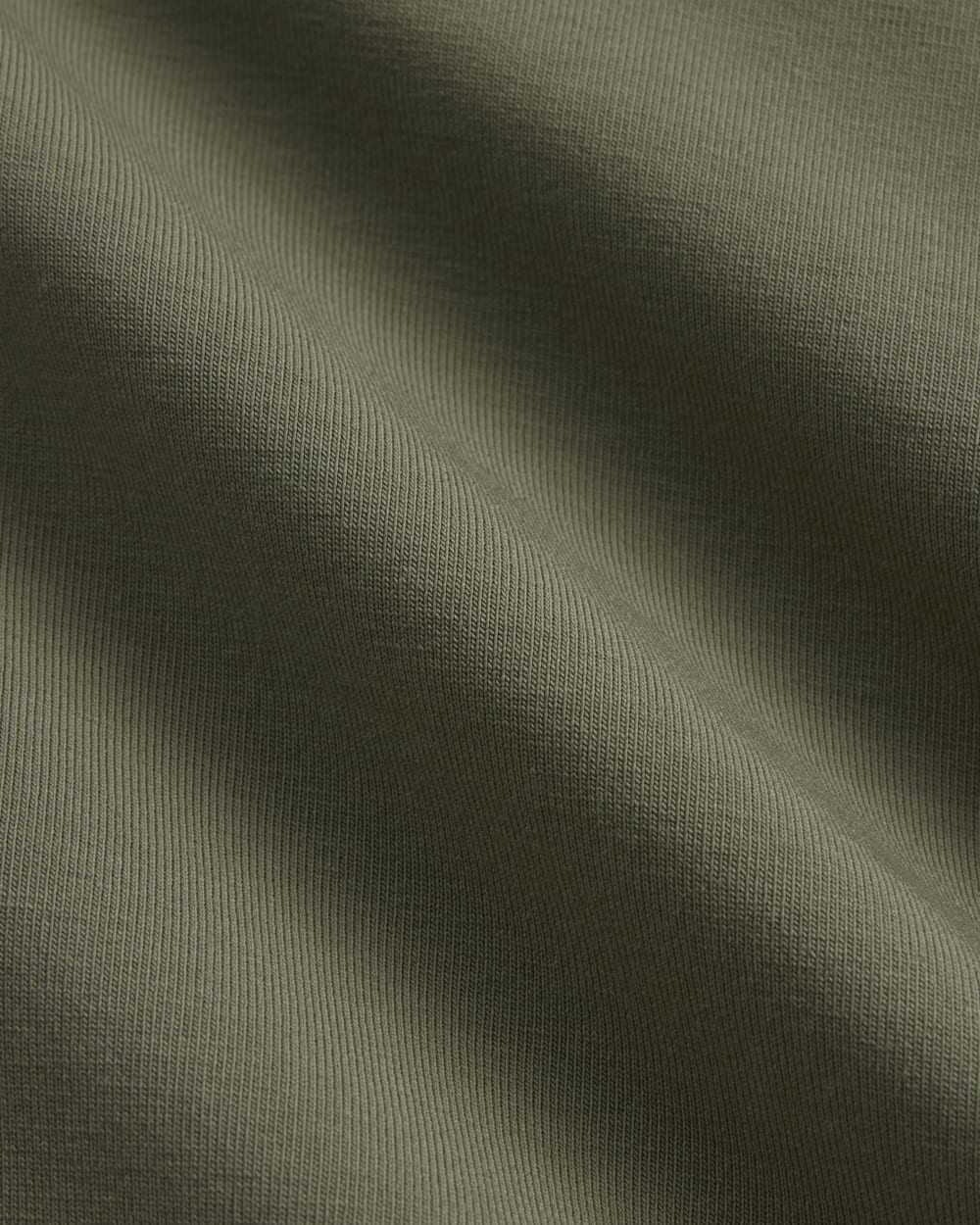 The Form Boatneck Tank in Lichen Green — detail view