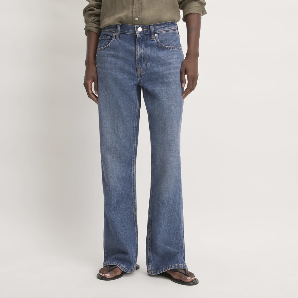 The Slouch Bootcut Jean in Ricky — detail view