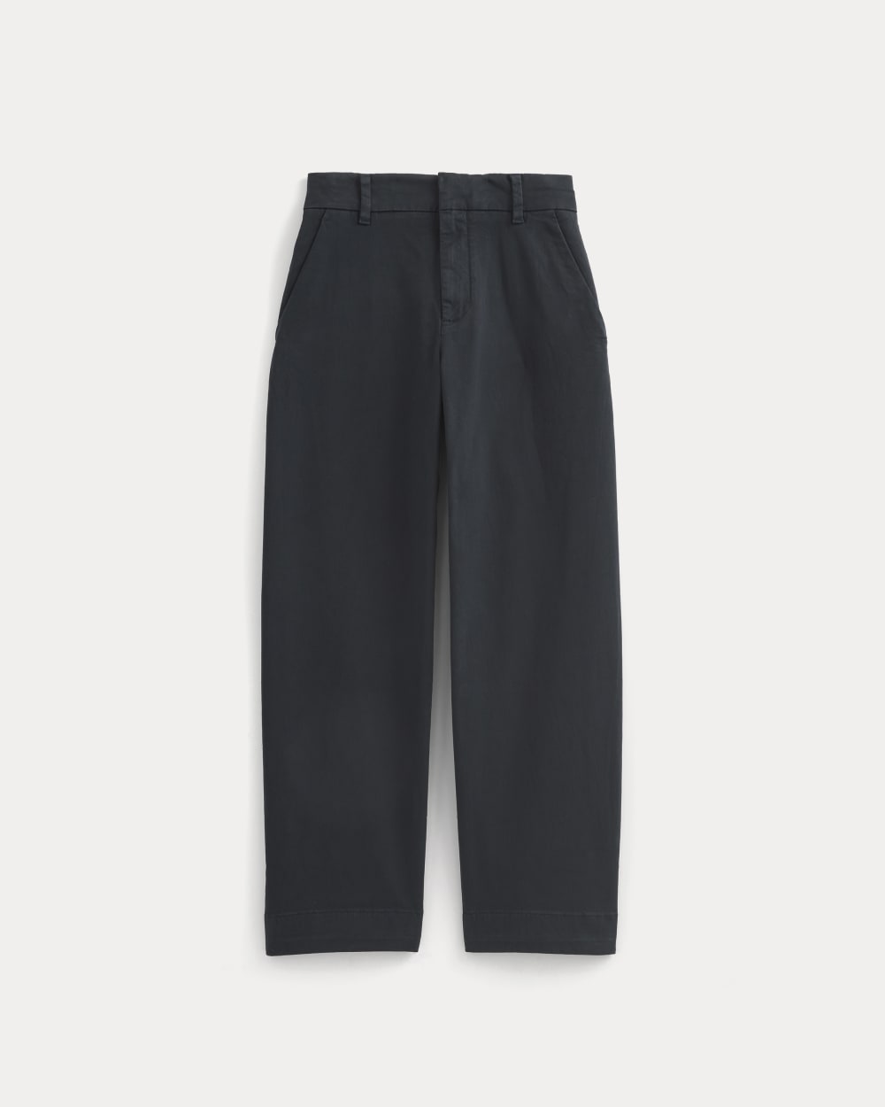 Cotton Twill Chino in Navy — alternate view