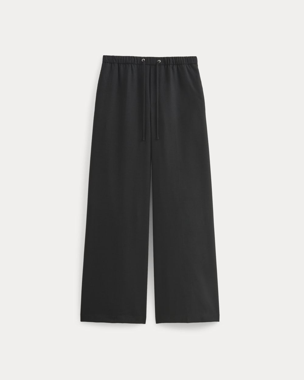The Pull-On Trouser in Tailor Twill in Black — alternate view