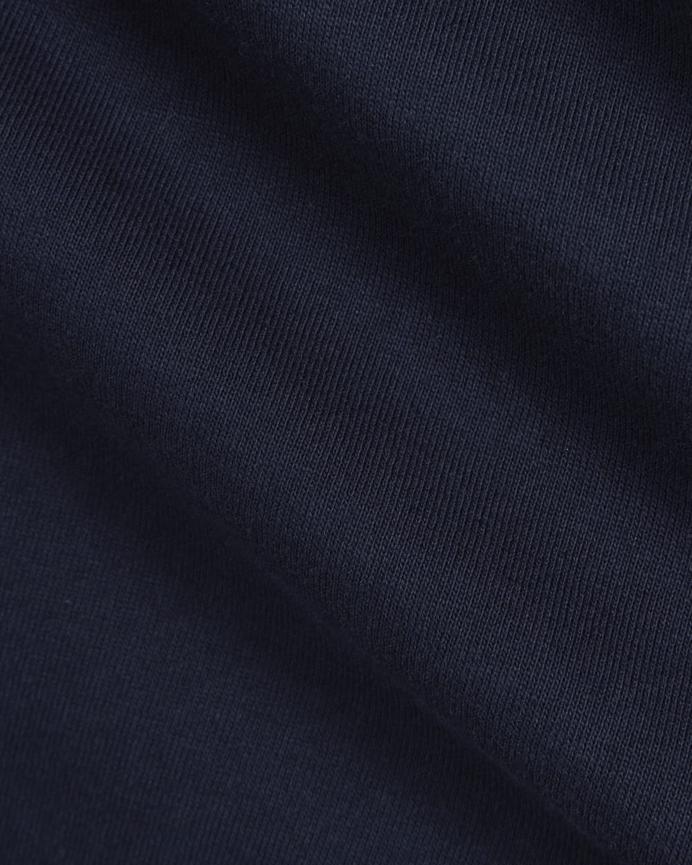 The Off-Duty Long-Sleeve Tee in Navy — detail view