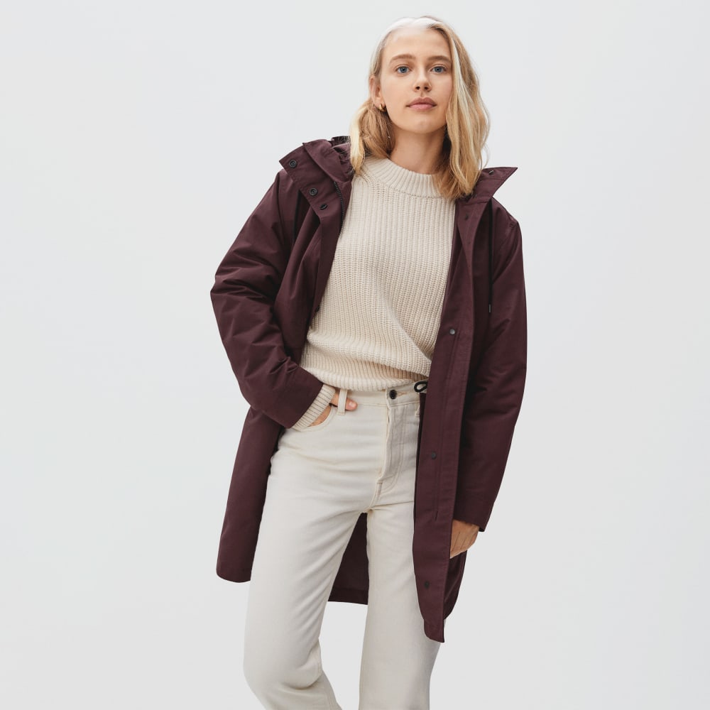 The Anorak in Espresso — alternate view