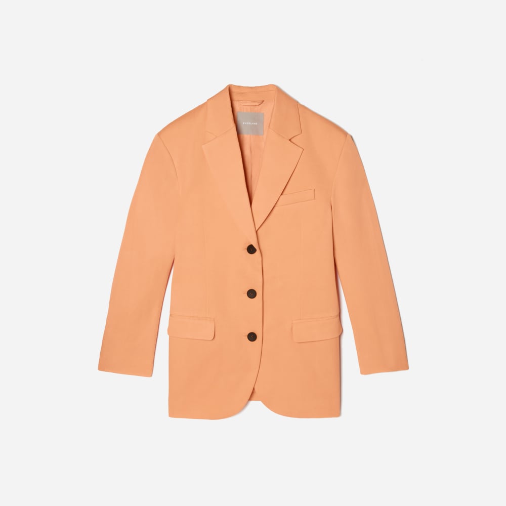 The ’80s Blazer in Orange Chiffon — front view