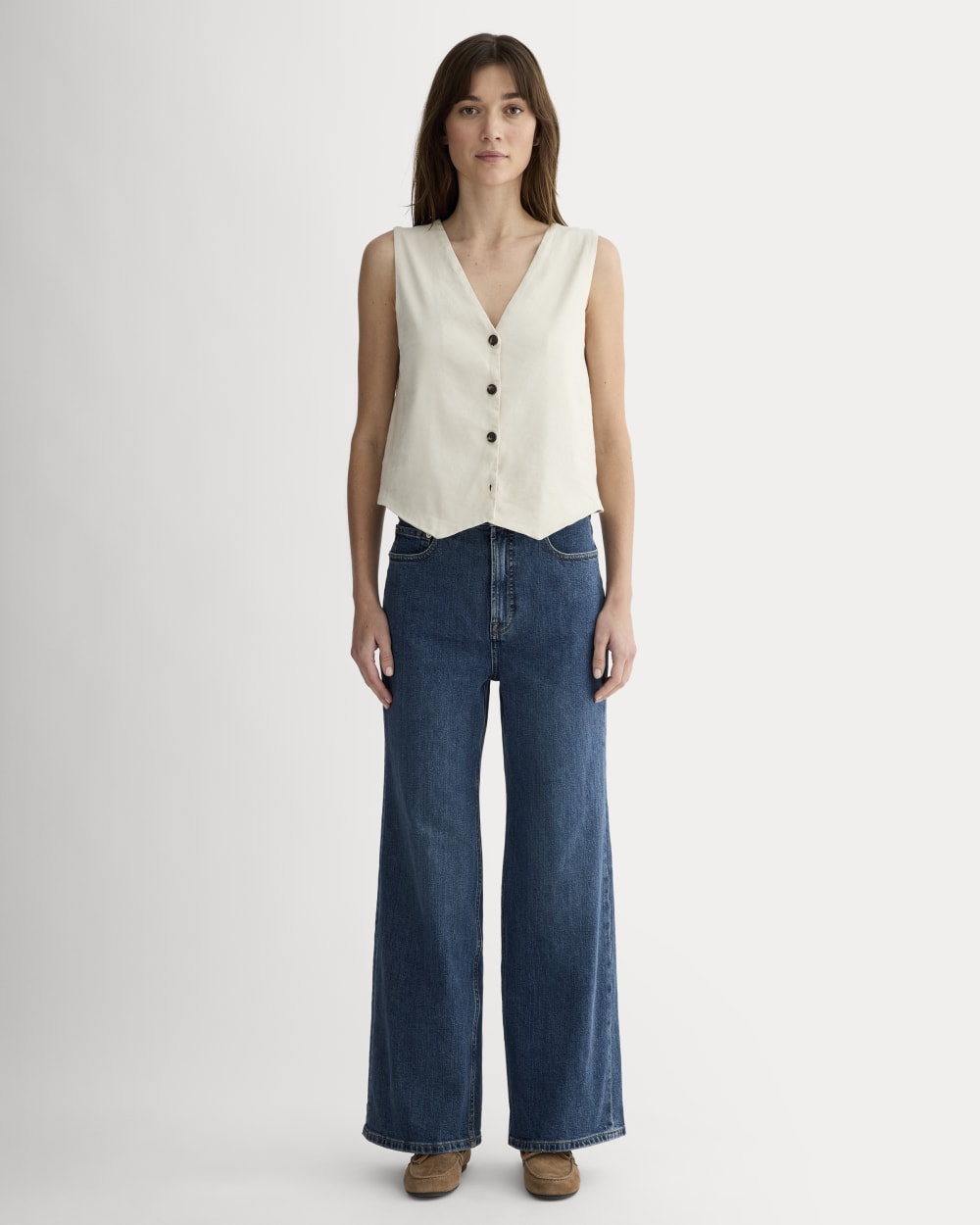 The Way-High® Sailor Jean in Deep Blue — front view