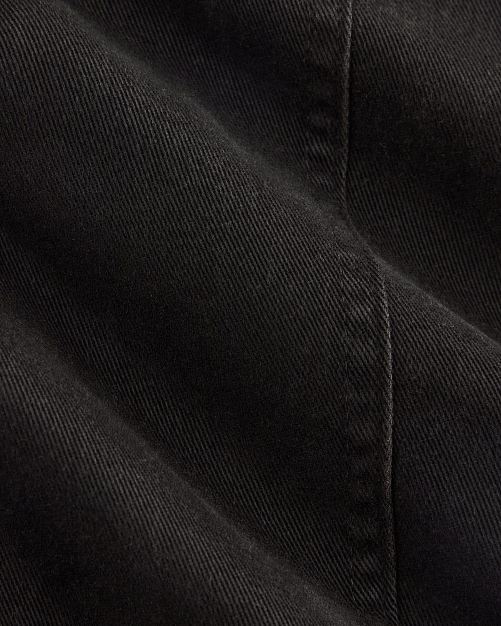 The Utility Short in Buttersoft in Black — detail view