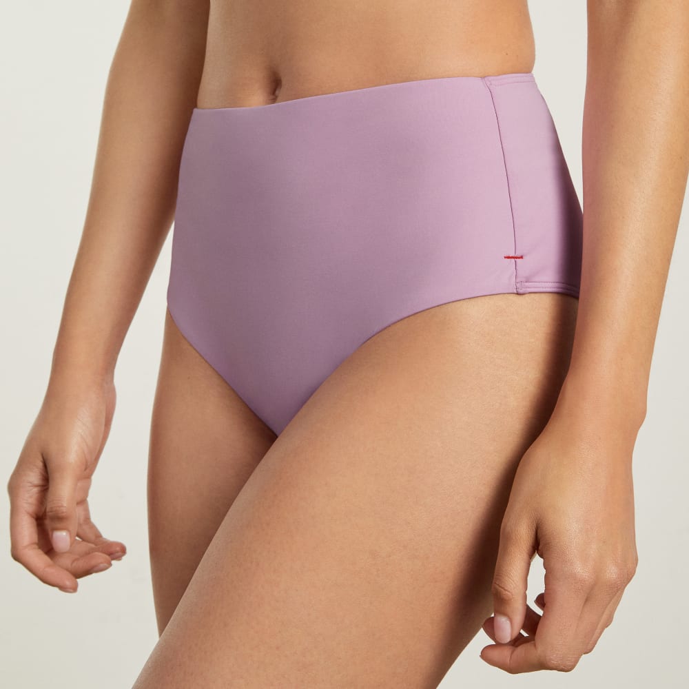 The High-Rise Hipster Bottom in Lilac — detail view