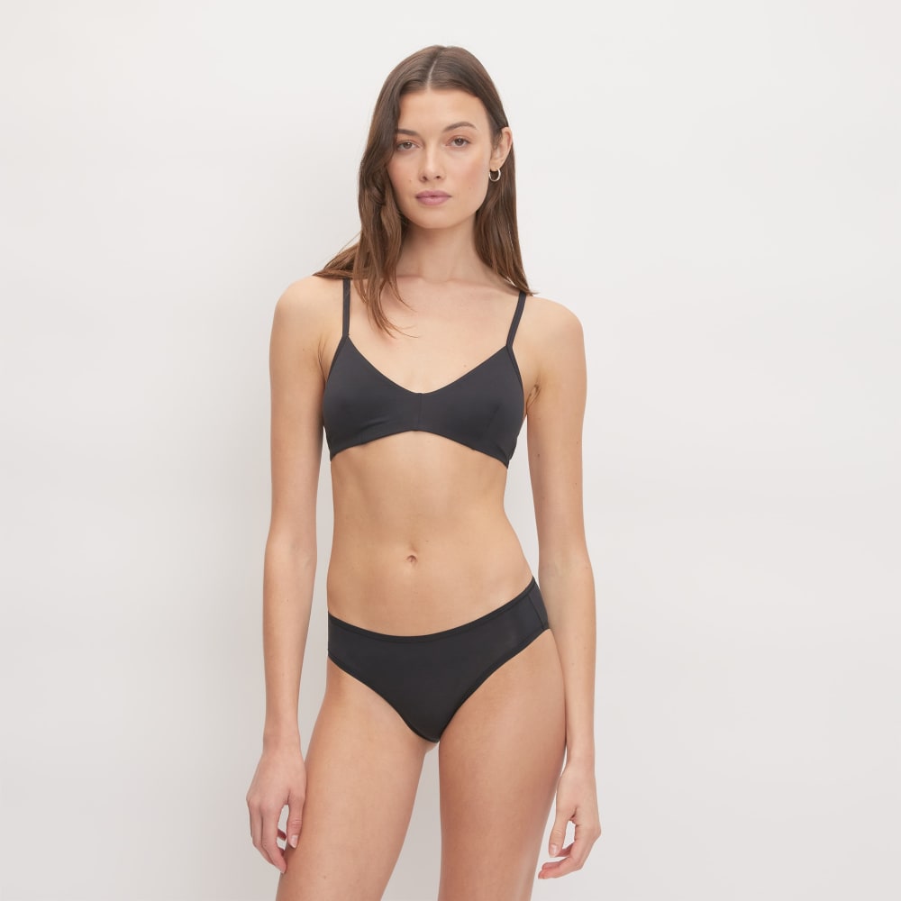 The Cotton Hipster in Black — front view