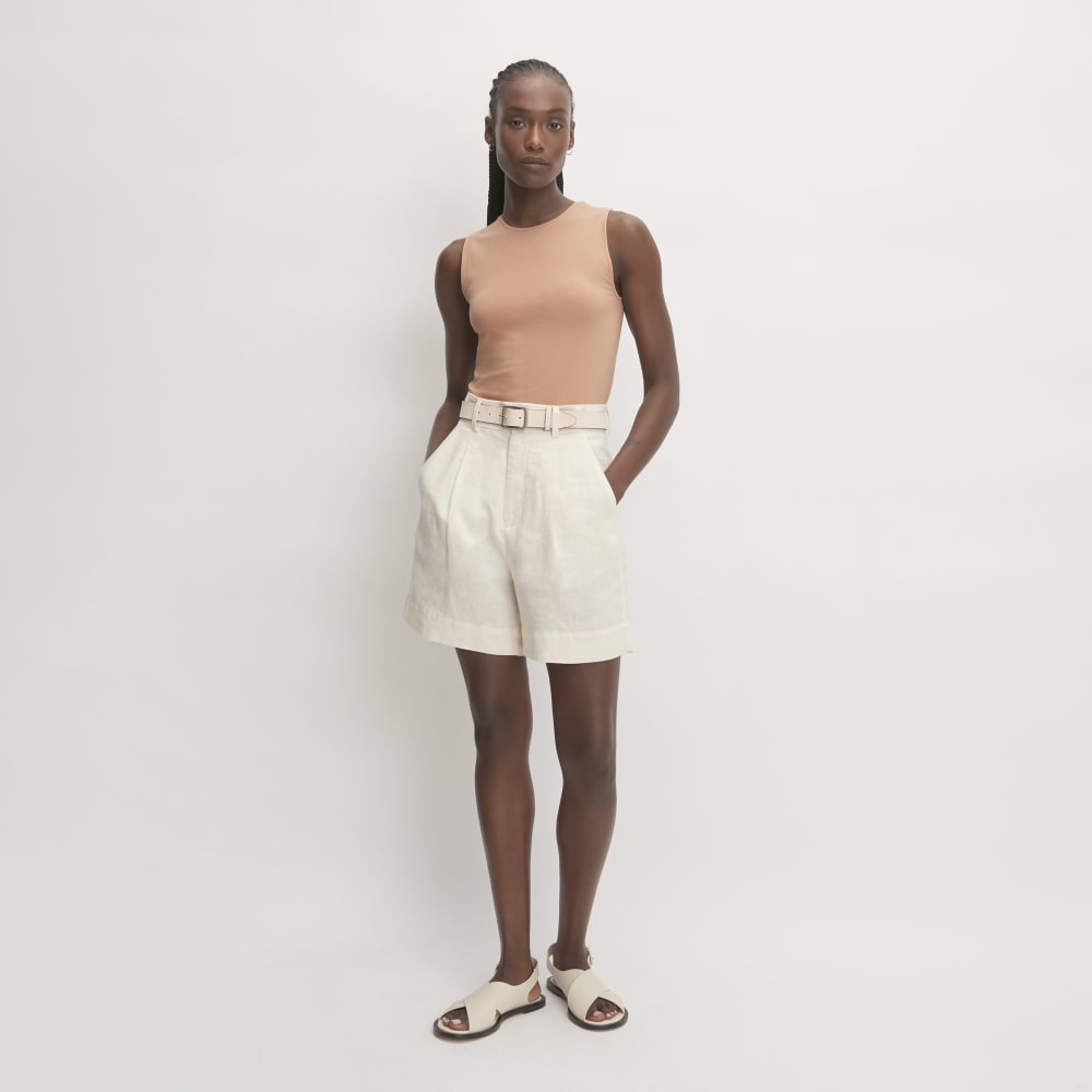 The Supima® Form Tank in Blush Pink — alternate view