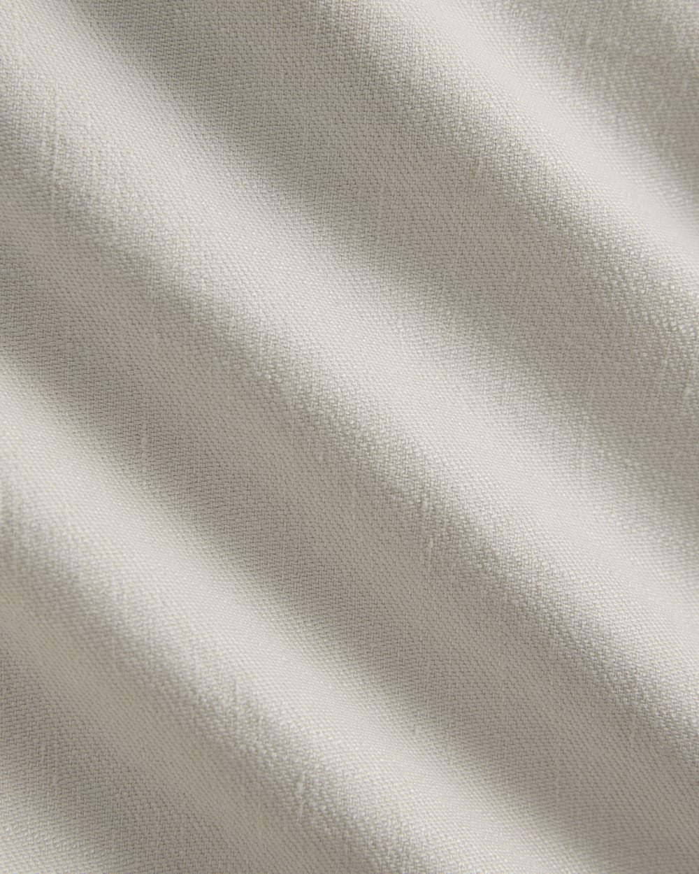 Long Vest in Stretch Linen in Birch — detail view