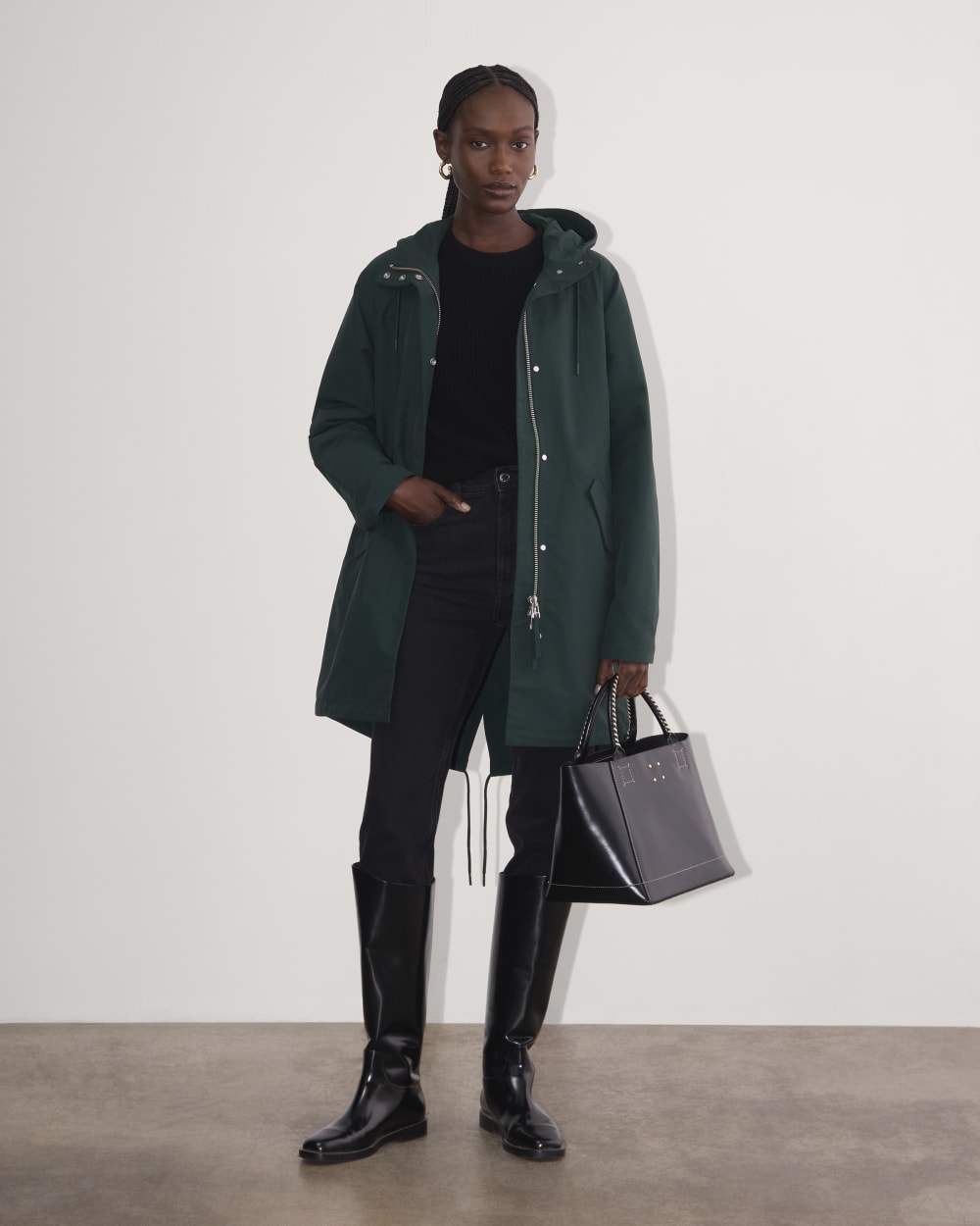 The Anorak in Scarab — detail view