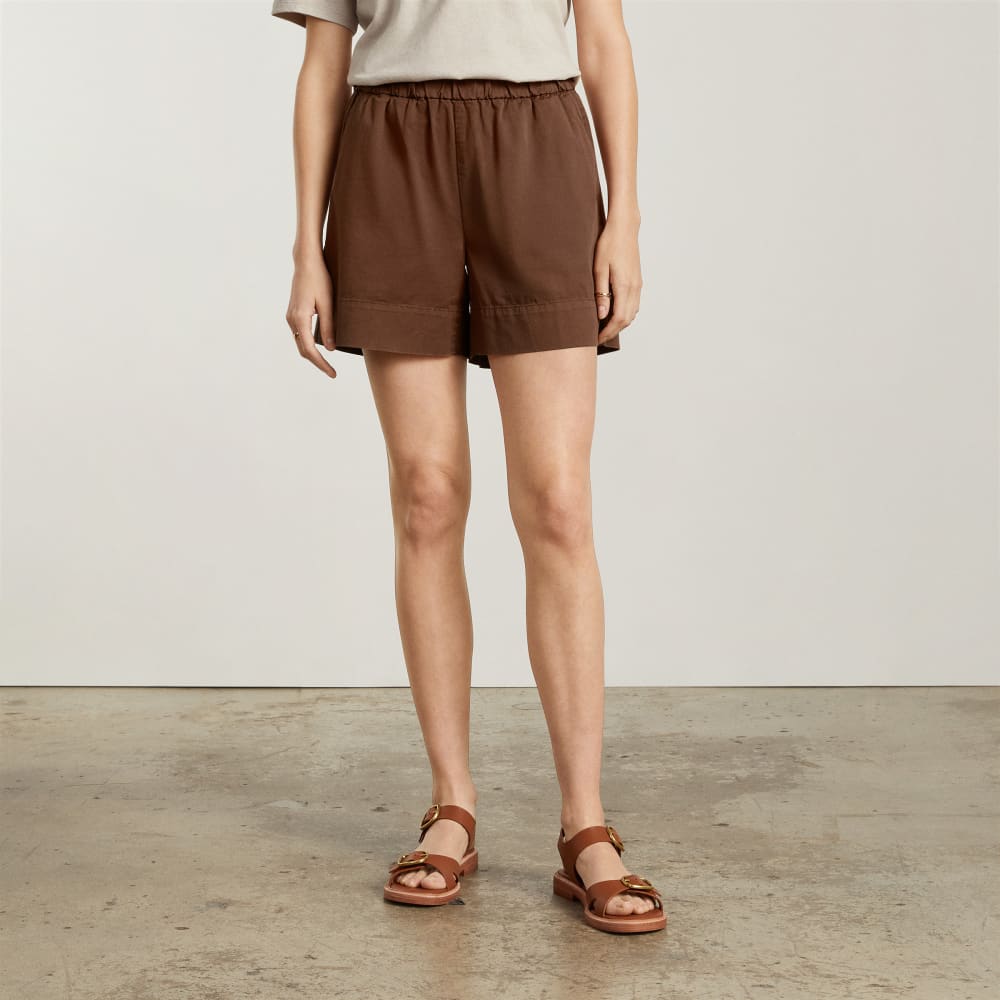 The Easy Short in Espresso — alternate view