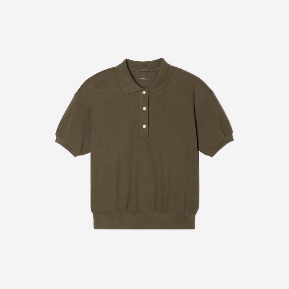 The Oversized Polo in Beech — front view
