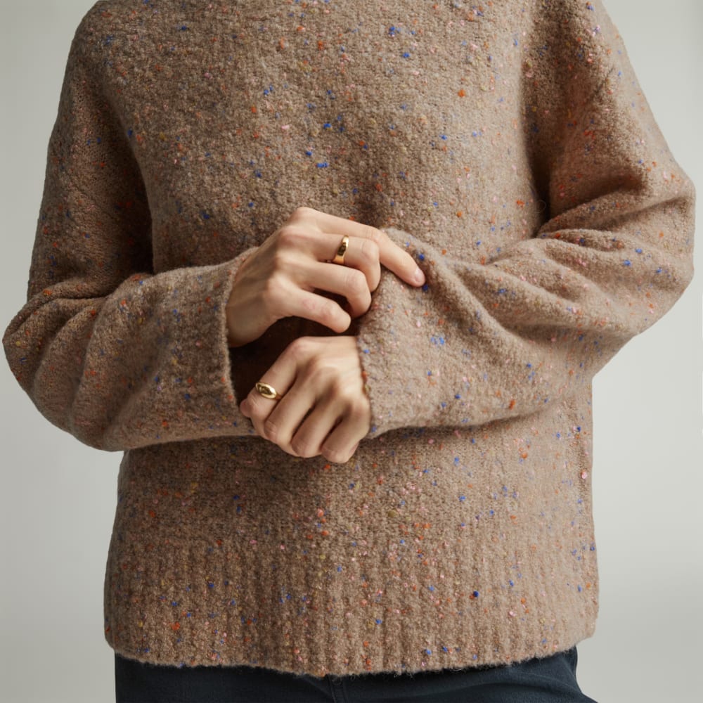 The Confetti Crew in Taupe Multi — detail view