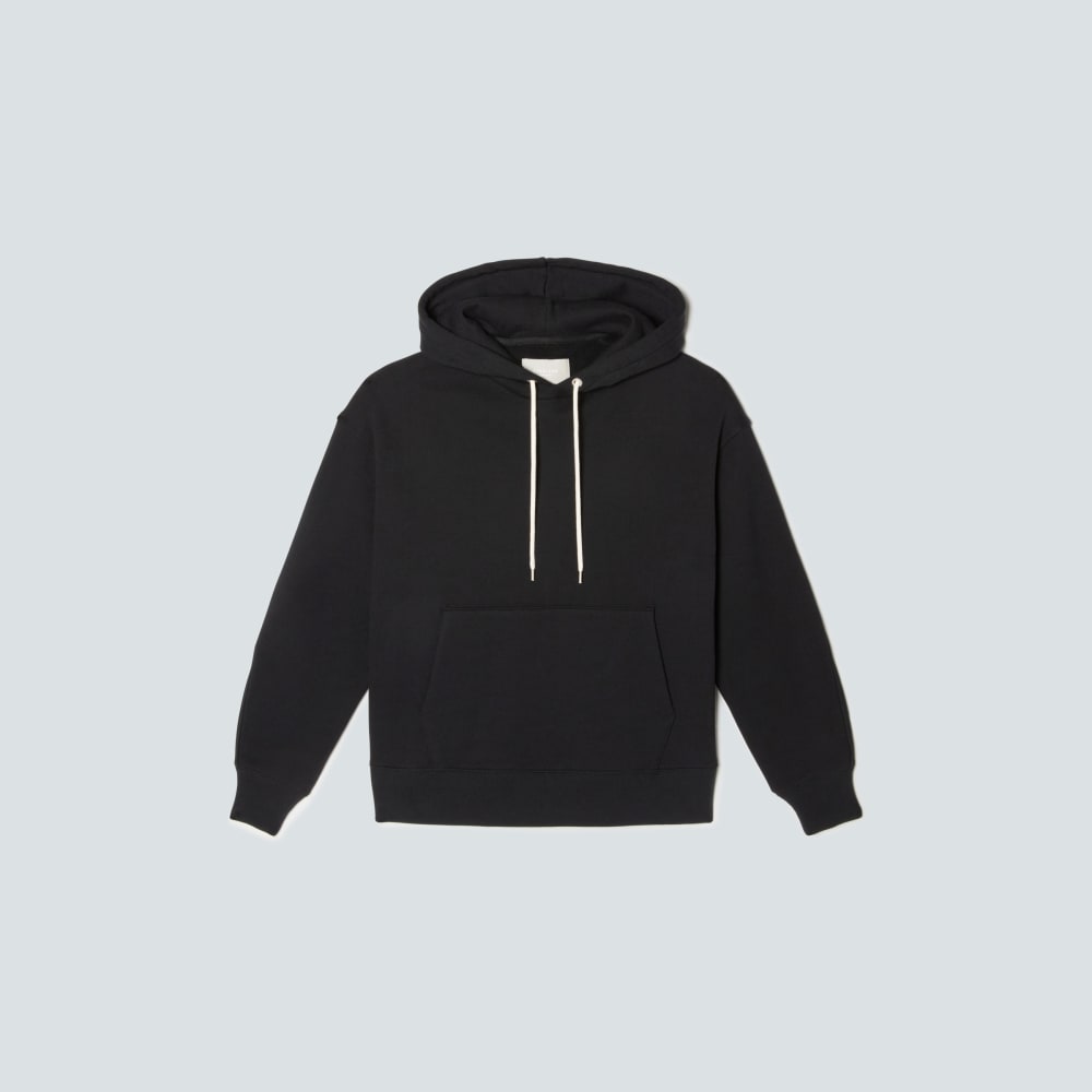 The Track Organic Cotton Popover in Black — alternate view