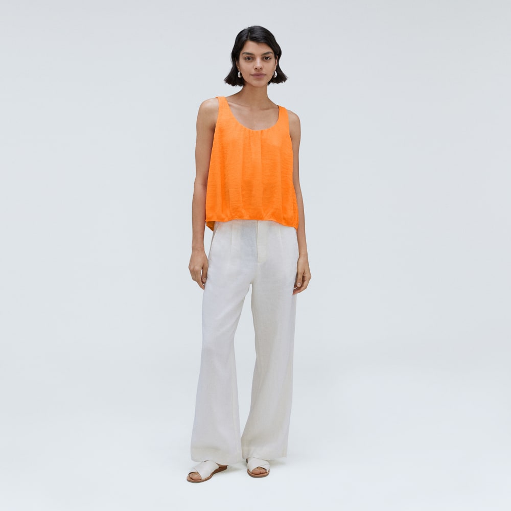 The Naia™ Ripple Tank in Turmeric — detail view