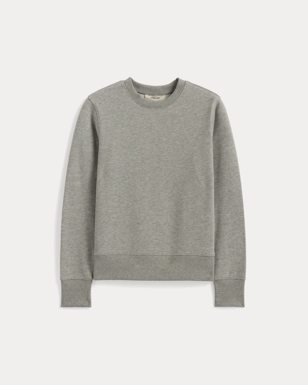 The Off-Duty Terry Crew in Heathered Grey — alternate view