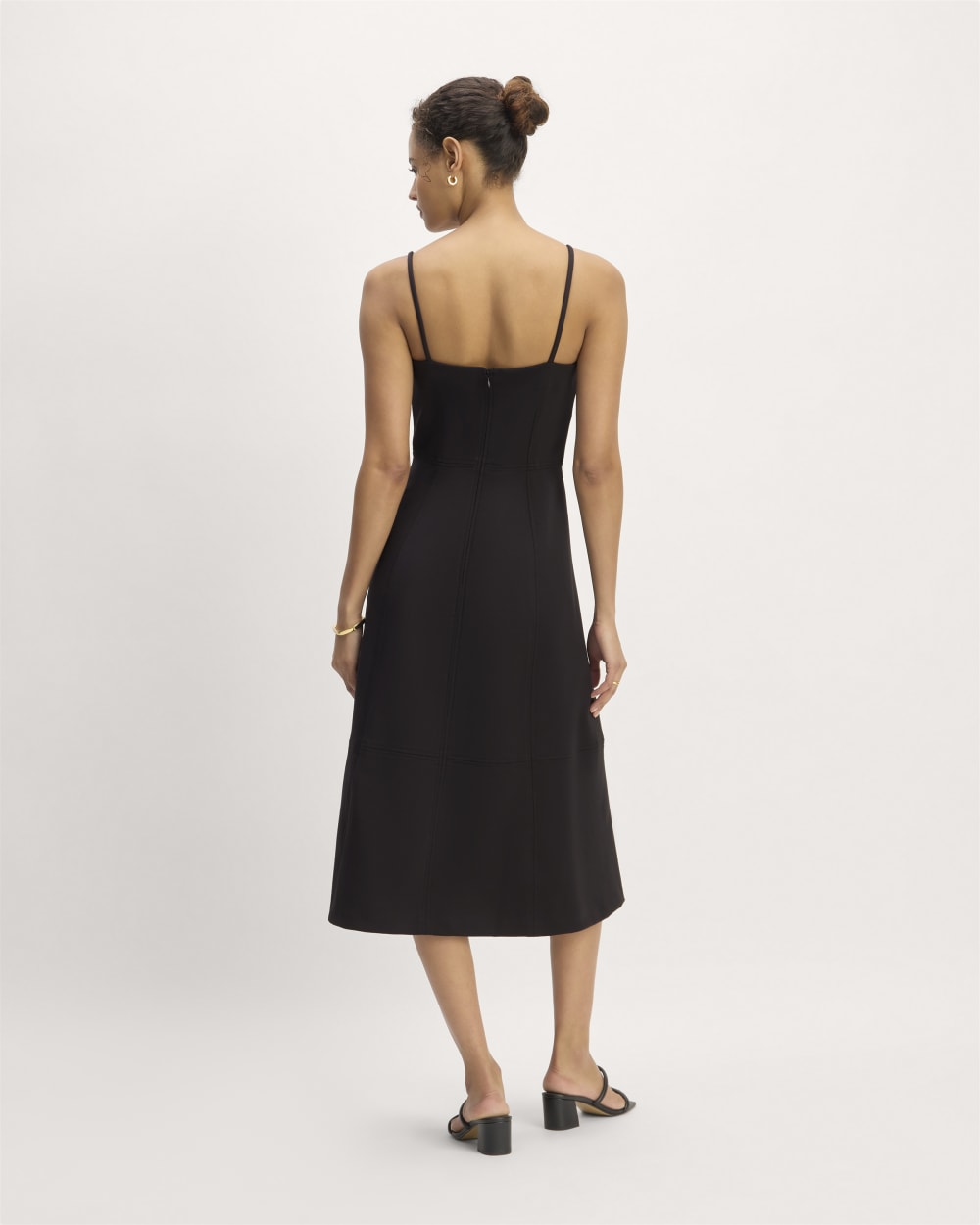 The Dream Everywhere Dress in Black — detail view