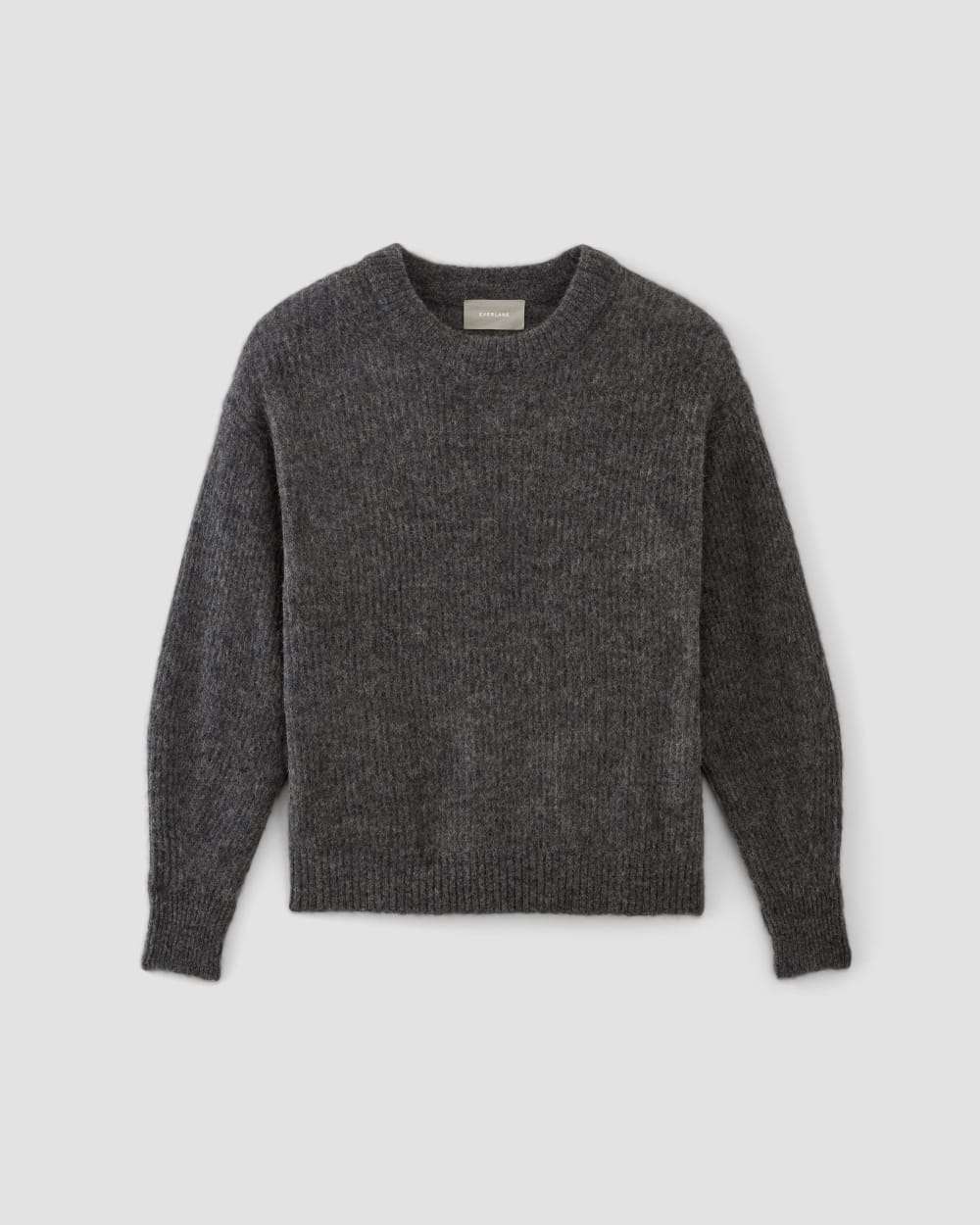 The Cocoon Crew in Alpaca in Heather Charcoal — alternate view