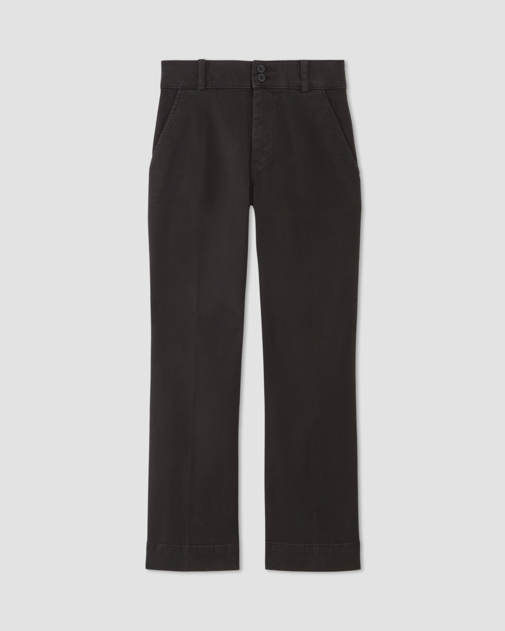 The Organic Kick Flare Pant in Black — alternate view