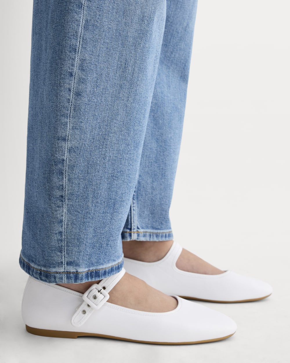 The Day Buckle Mary Jane in White — alternate view