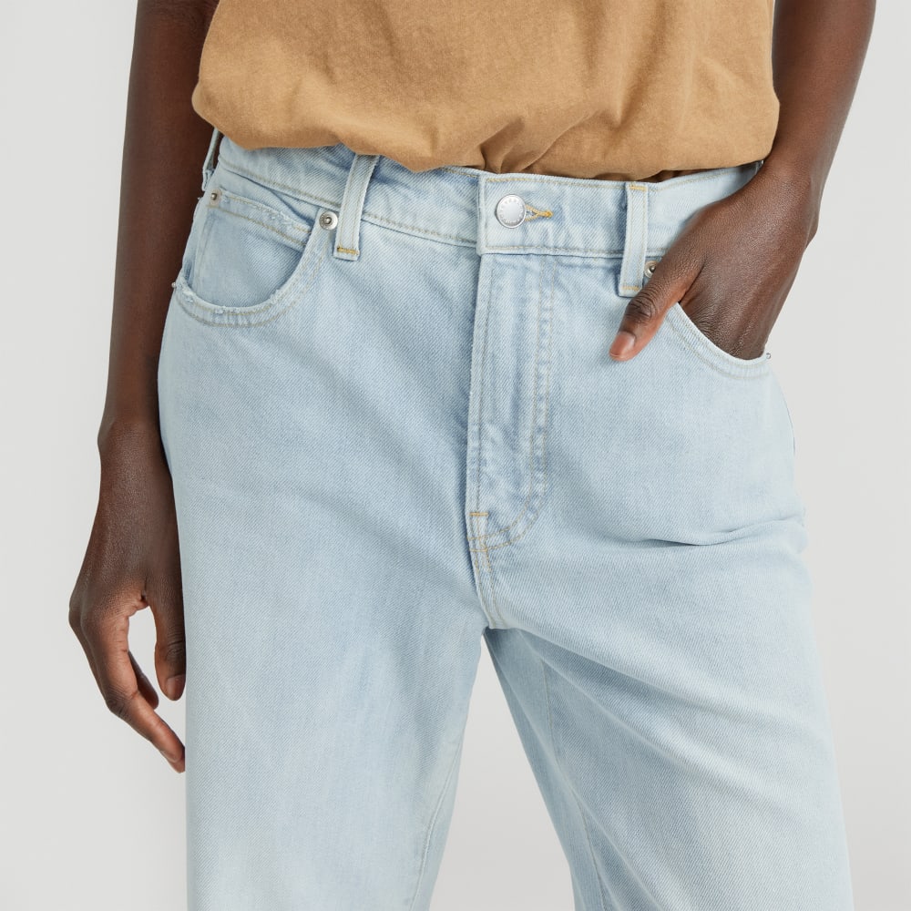 The High-Rise Flare Jean in Fog — detail view