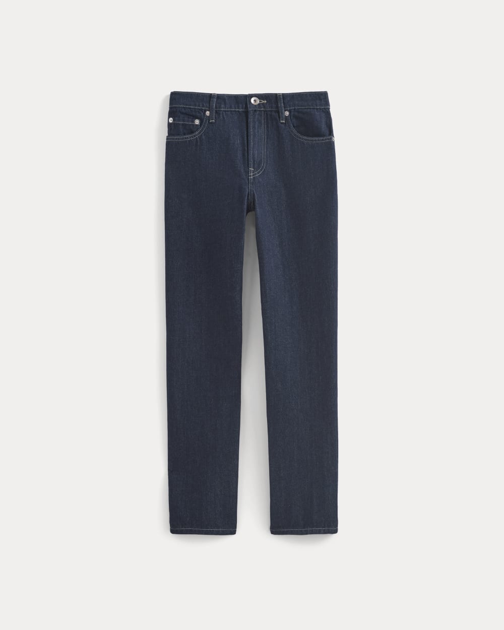 Low-Rise Straight Jean in Tungsten Rinse — alternate view