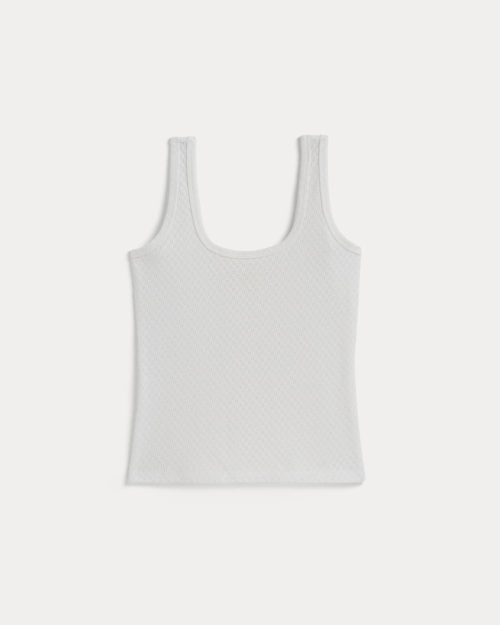 The Pointelle Cami in White — alternate view