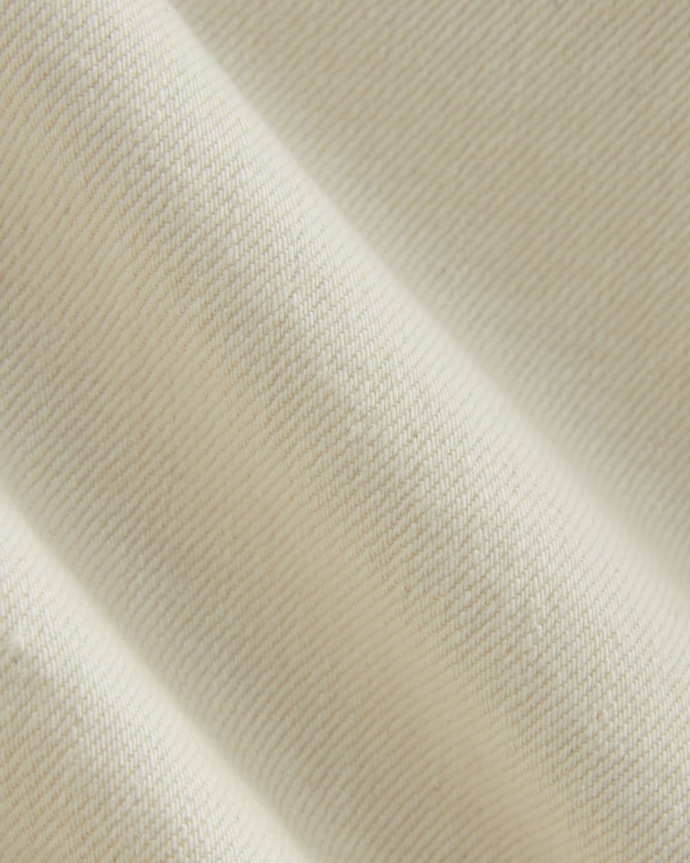 The OG Baggy Jean Short in Ecru — detail view
