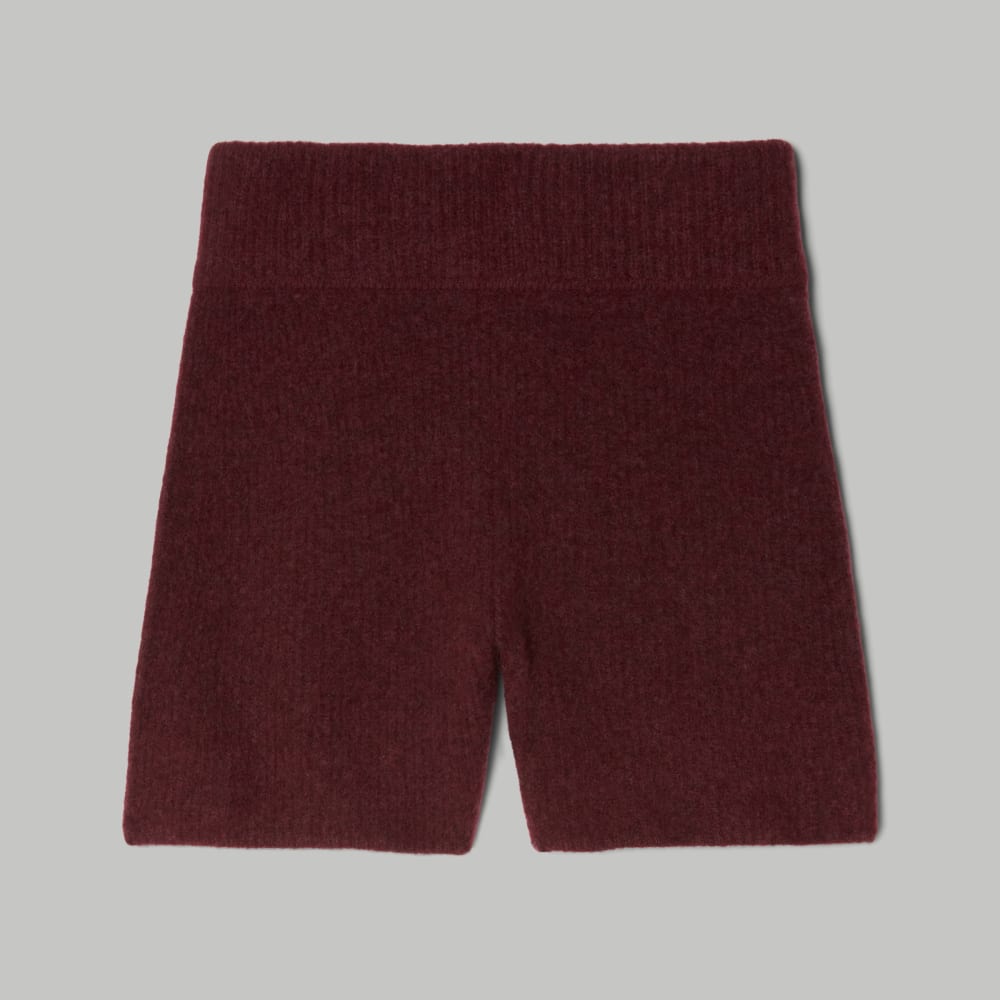 The Cozy-Stretch Short in Brandy — alternate view
