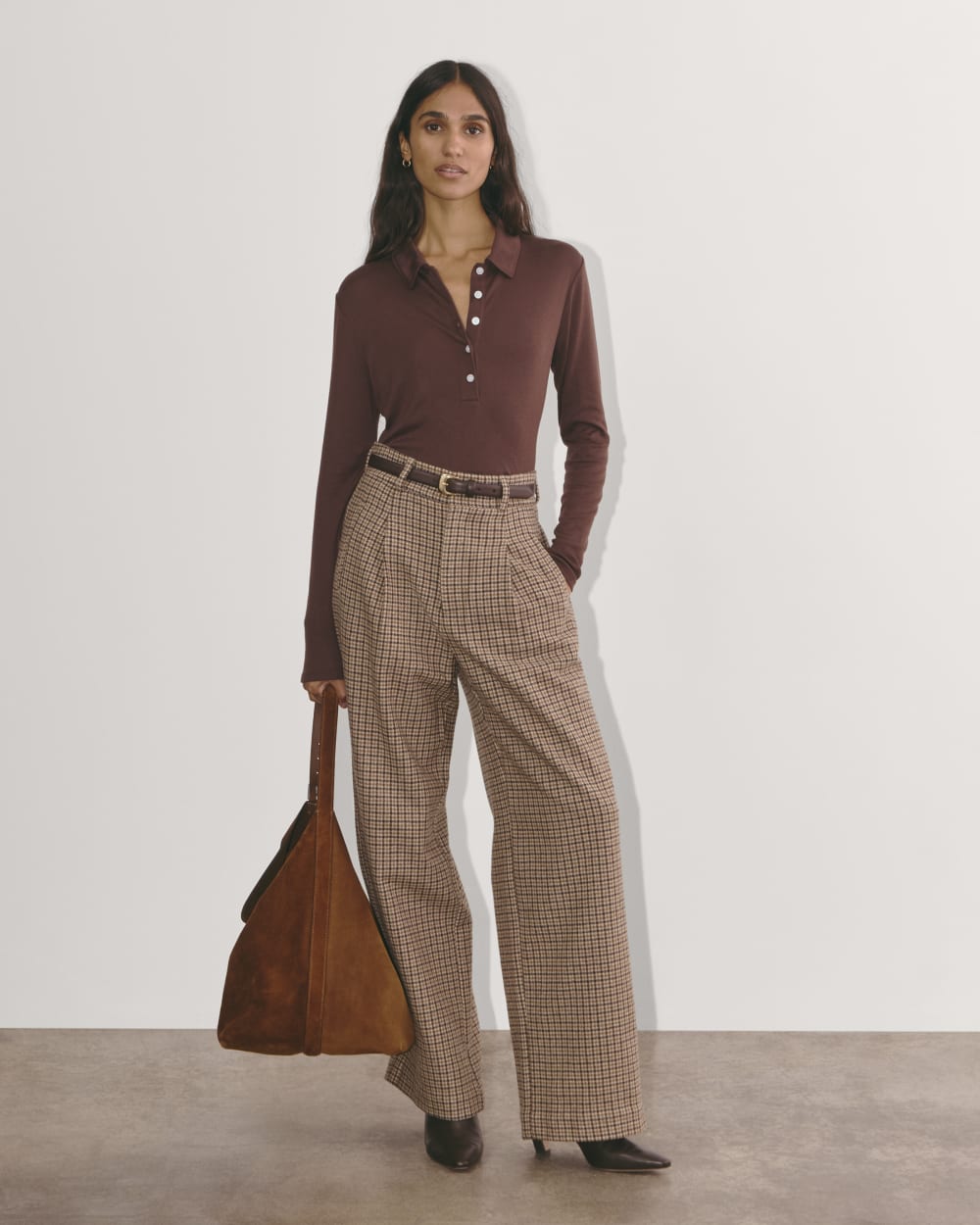 The Henley in Butterluxe in Dark Mahogany — detail view