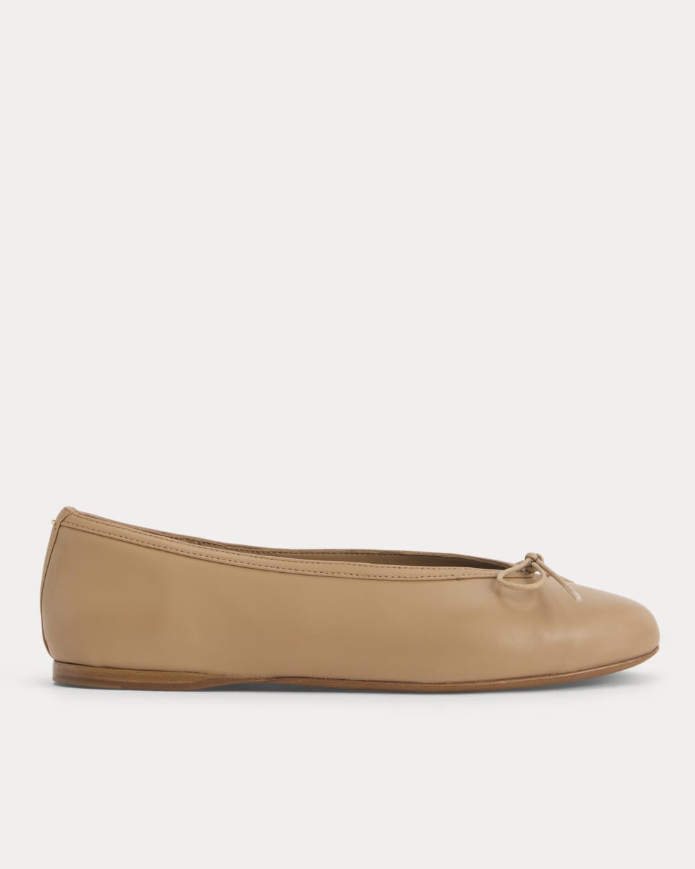 Made in Italy Ballet Flat in Affogato — front view