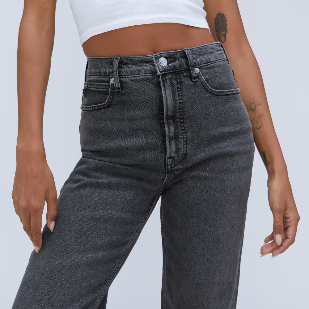 The Way-High® Jean in Washed Black — detail view