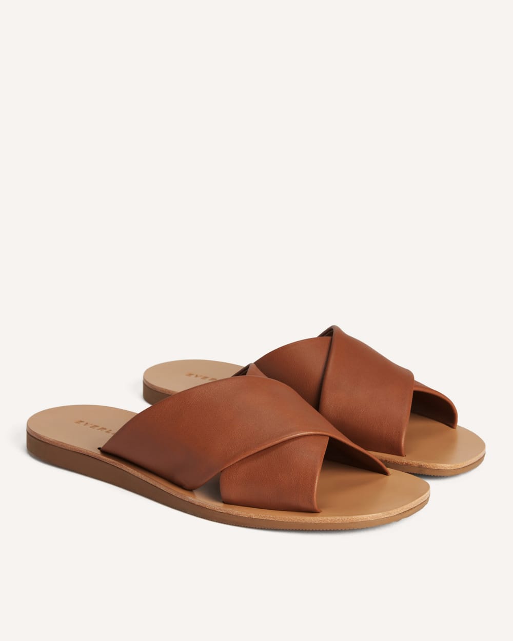 The Day Crossover Sandal in Sienna Brown — alternate view