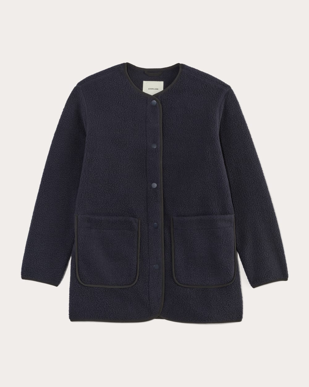 The Teddy Liner in Navy — alternate view
