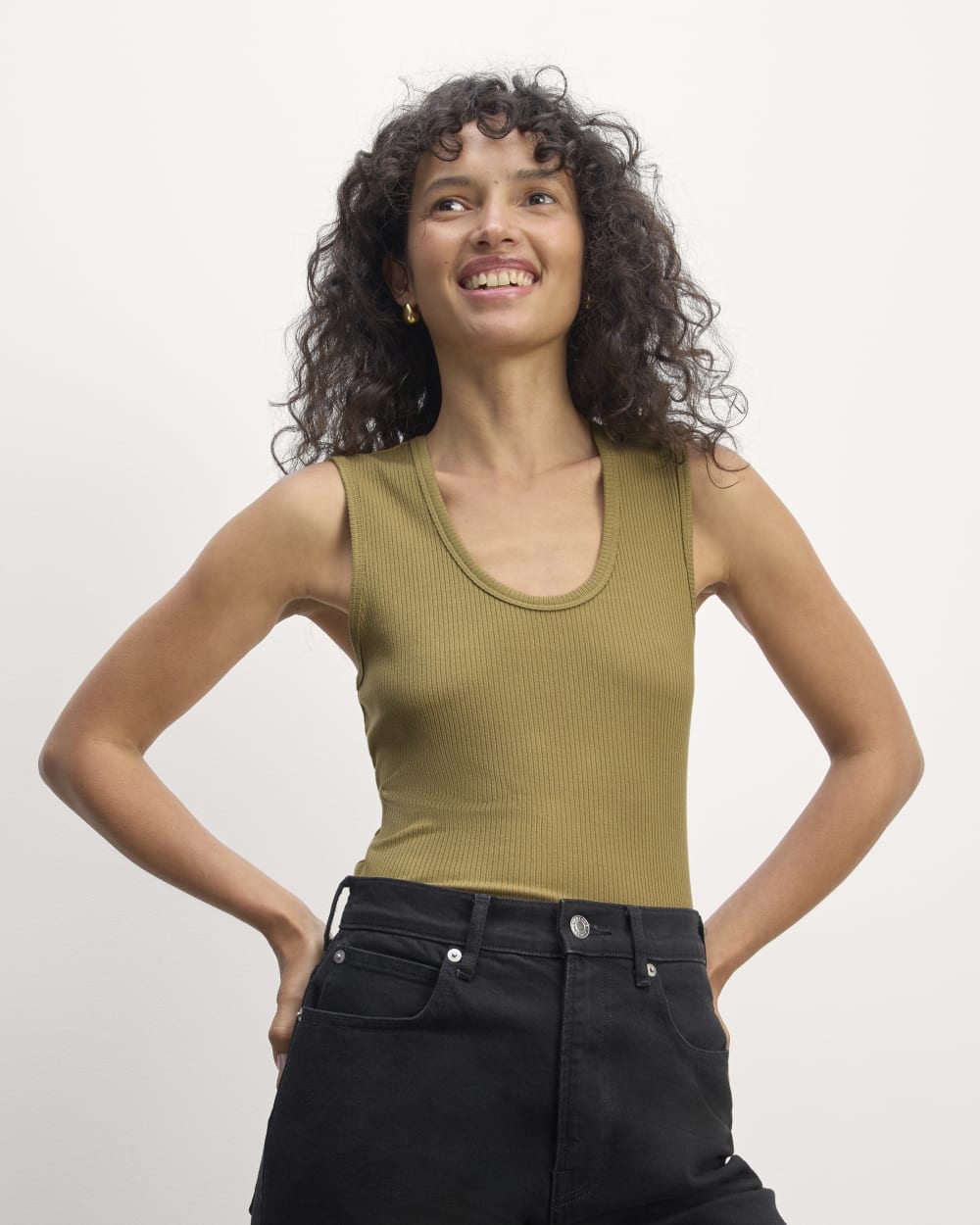 The Shimmy Tank in Fennel Seed — front view