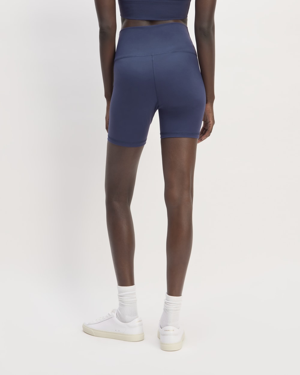 The Perform Bike Short in Ocean Blue — detail view