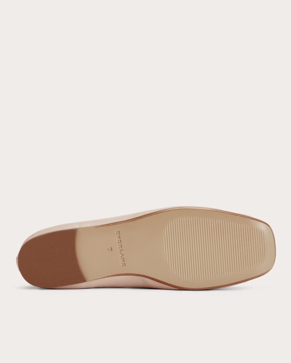 The Day Ballet Flat in Pale Pink — detail view