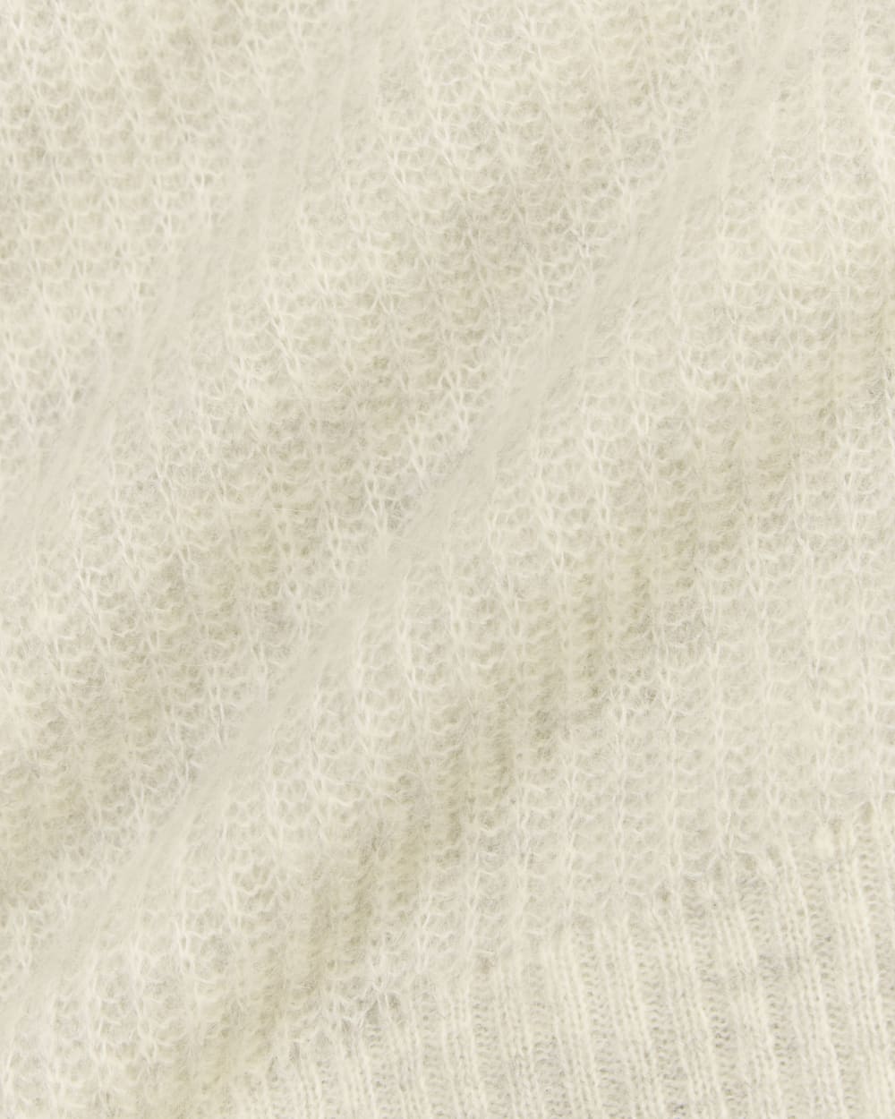 The Oversized Polo in Alpaca in Almond — detail view