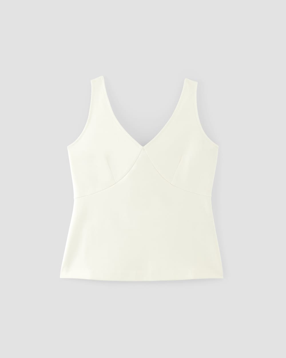The Dream V-Neck Top in Bone — alternate view