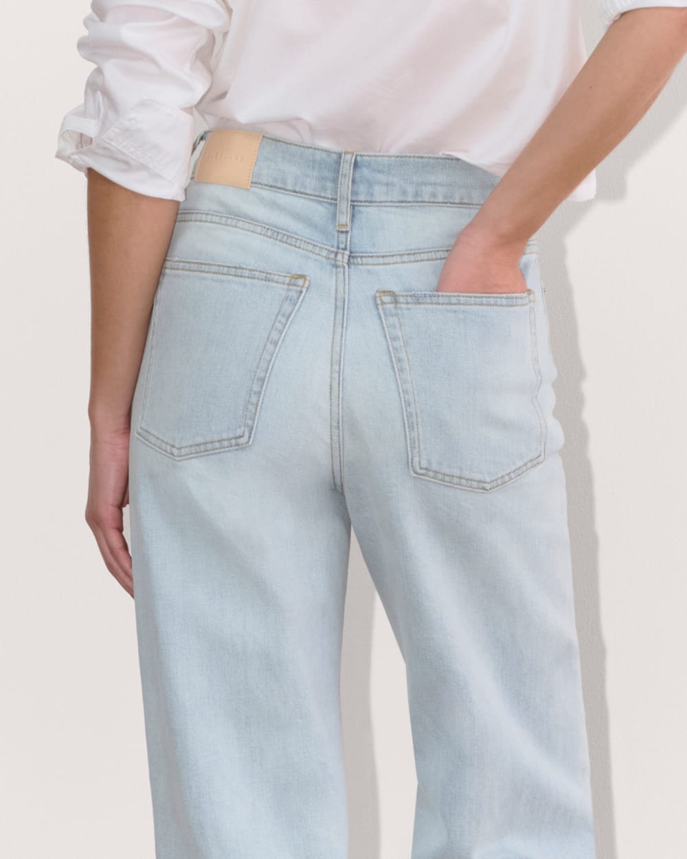 The Way-High® Sailor Jean in Fog — detail view