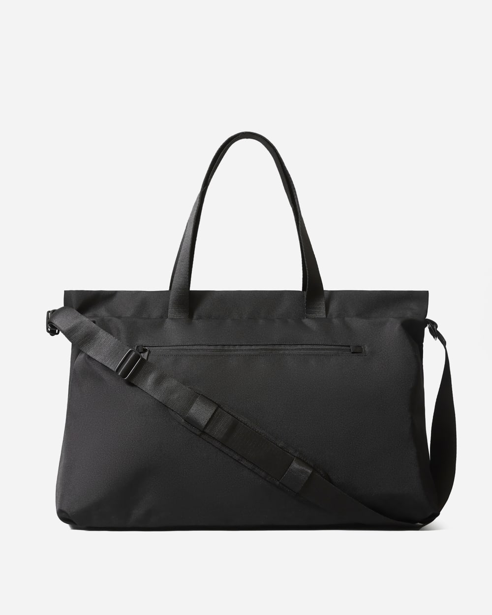 The ReNew Transit Weekender in Black — front view