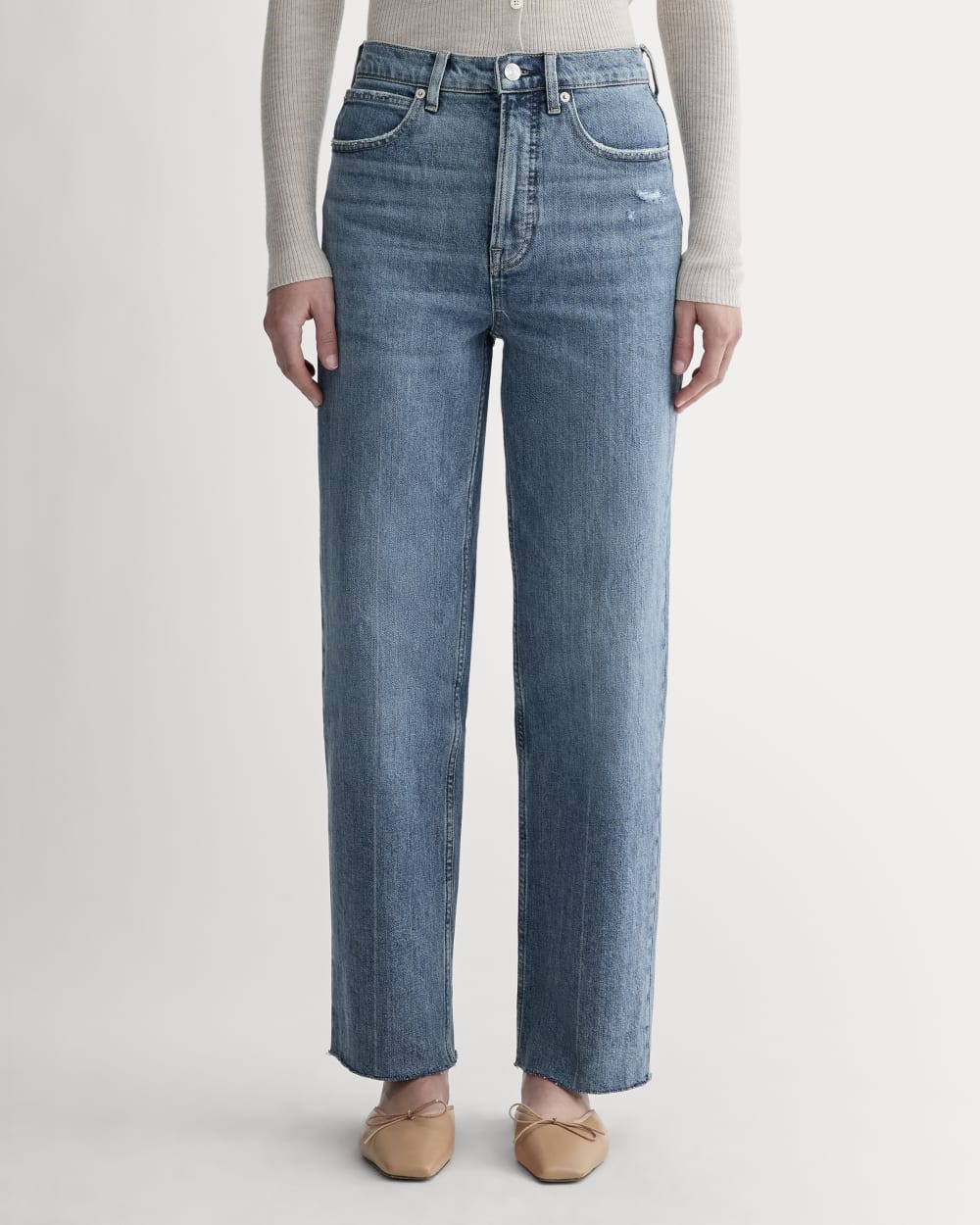 The Way-High® Jean in Distressed — detail view