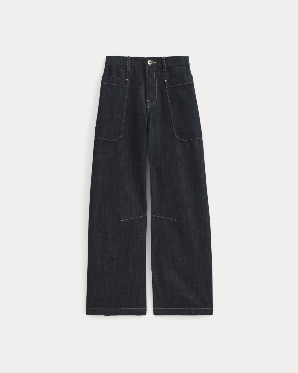 The Gardener Pull-On Jean in Dark Indigo — alternate view