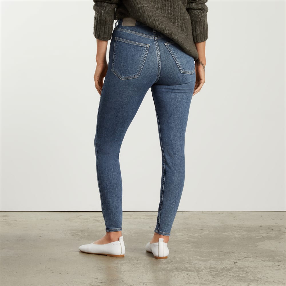 The Way-High® Skinny Jean in Authentic Blue — detail view
