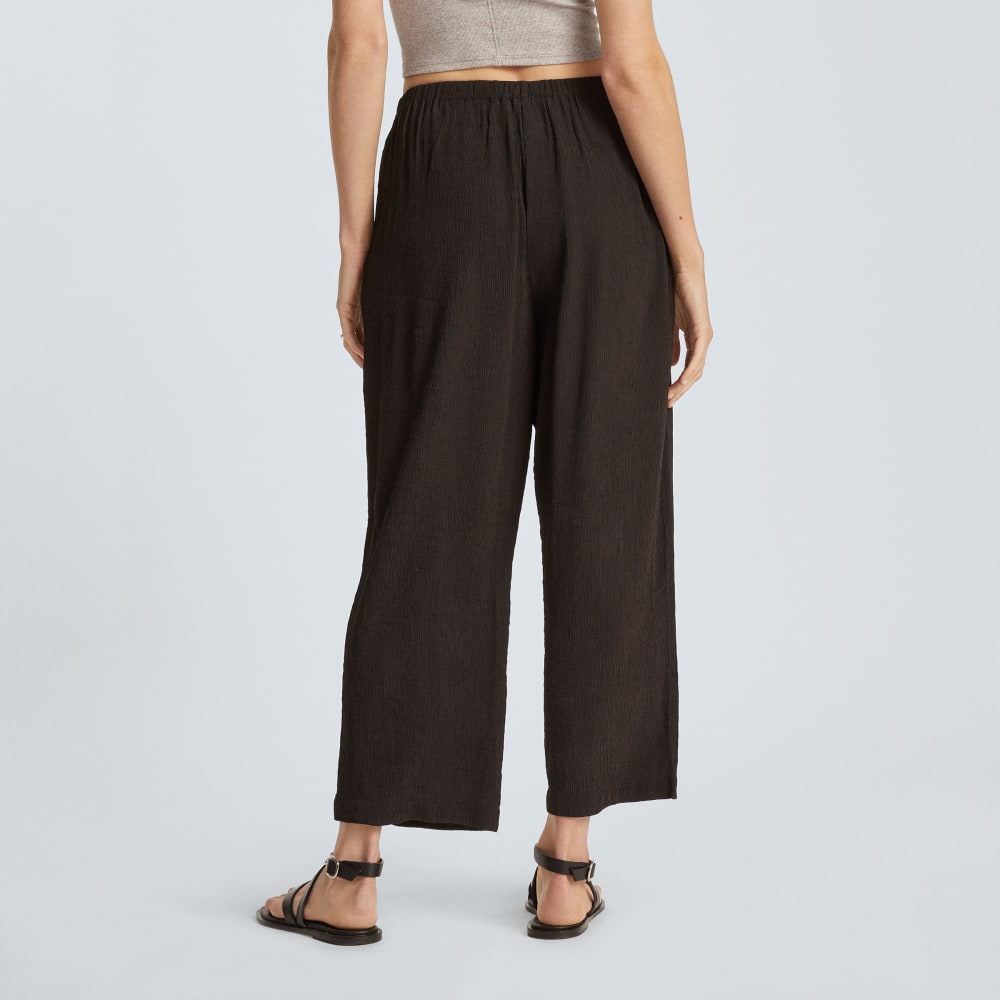 The Naia™ Ripple Pant in Black — detail view