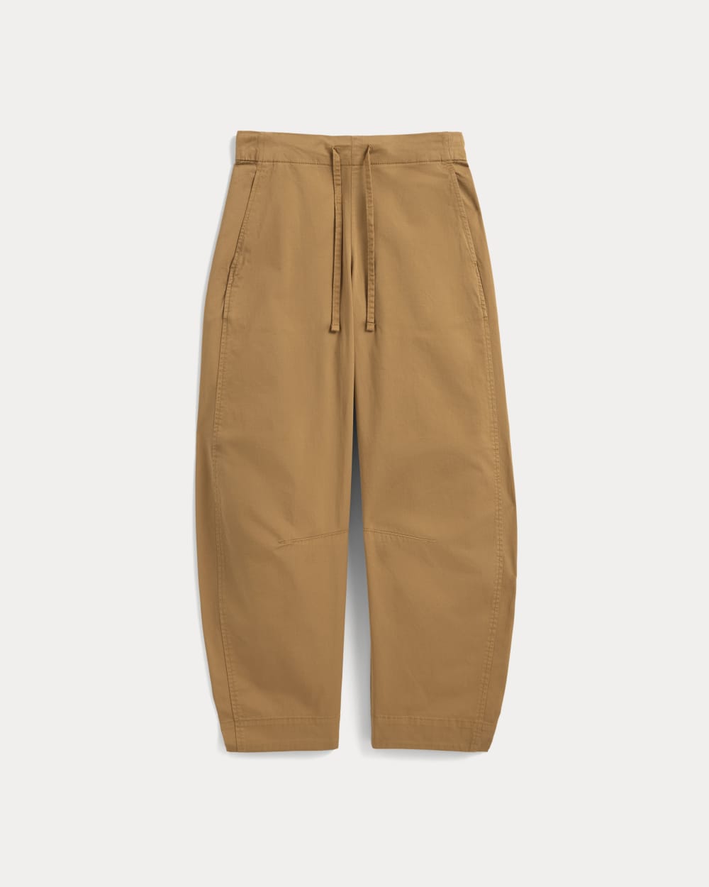 The Easy Barrel Pant in Oak Brown — alternate view