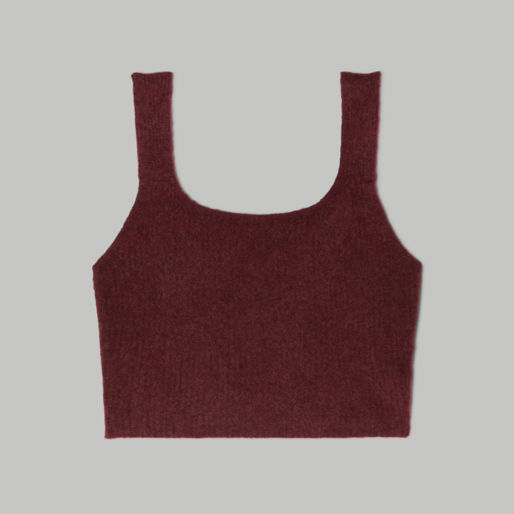 The Cozy-Stretch Tank in Brandy — alternate view